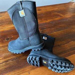 Women’s Black Carhartt 10” Wellington Work Boots